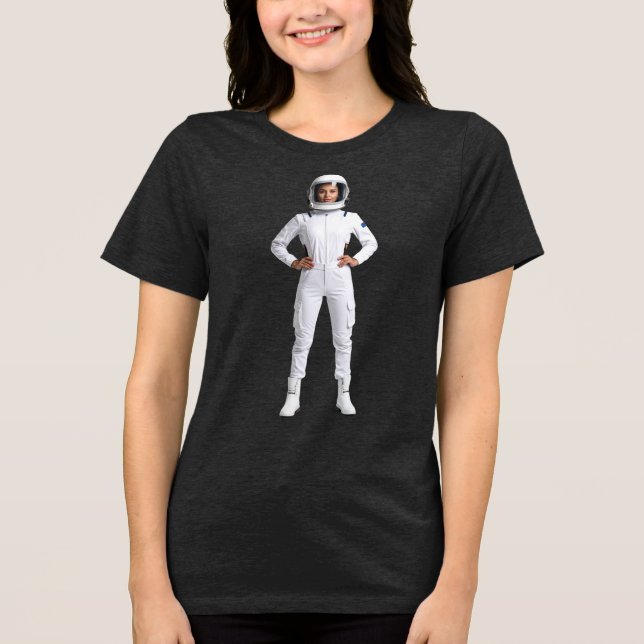 Camiseta Mulher Espacial (Frente)