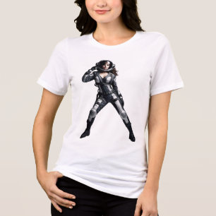 Camiseta Mulher Espacial