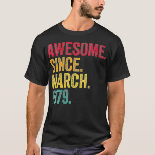 Camiseta Mulher Espetacular Desde Março De 1979 43º Anivers