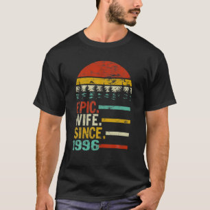 Camiseta Mulher Esposa Epic Desde 1996