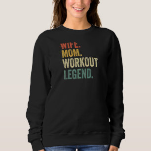Camiseta Mulher Esposa Mãe Trabalhando Malhação de Legenda