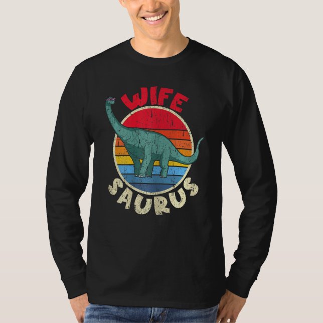 Camiseta Mulher Esposa Surus I Brachiosaurus Diplodocuments (Frente)