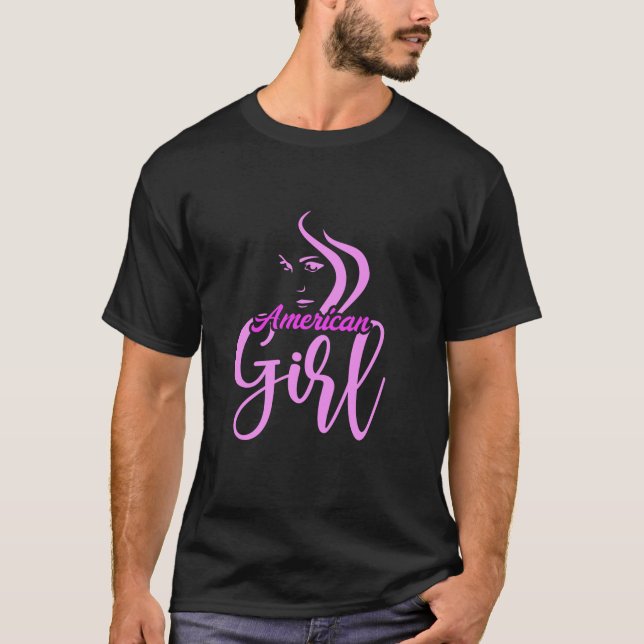 Camiseta Mulher excelente americana nos EUA (Frente)