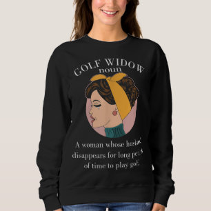 Camiseta Mulher-Fã-Fã-Fã-de-Golfe Esposa-Esposa-Esposa Mari
