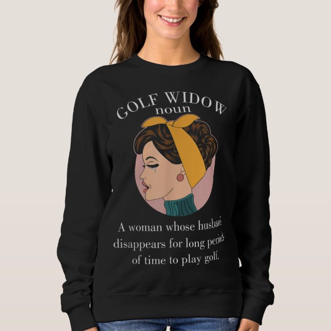 Camiseta Mulher-Fã-Fã-Fã-de-Golfe Esposa-Esposa-Esposa Mari (Frente)