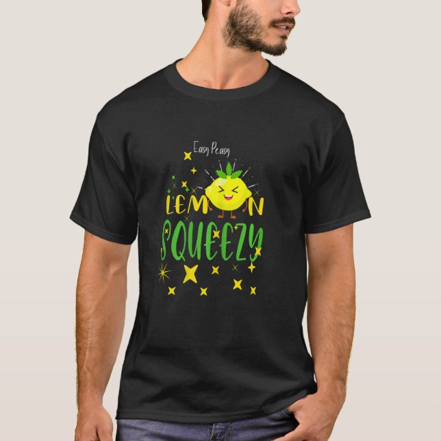 Camiseta Mulher Fácil Febre Lemon Squeezy Lemon Divertido S (Frente)