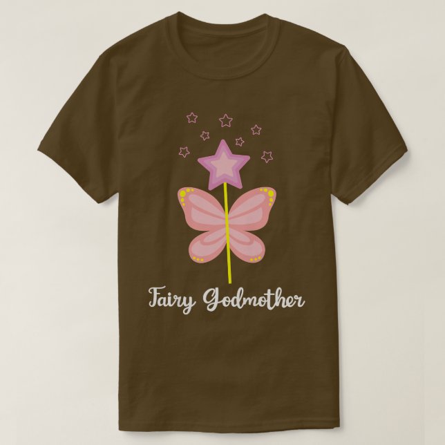 Camiseta Mulher Fada Fada Fada e Madrinha Godpare (Frente do Design)