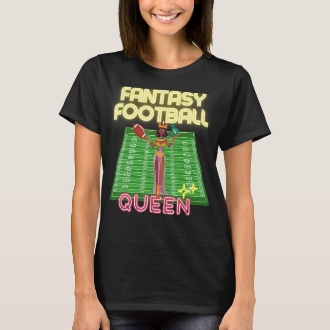 Camiseta Mulher: Fantasia de Futebol das Mulheres Champ (Frente)