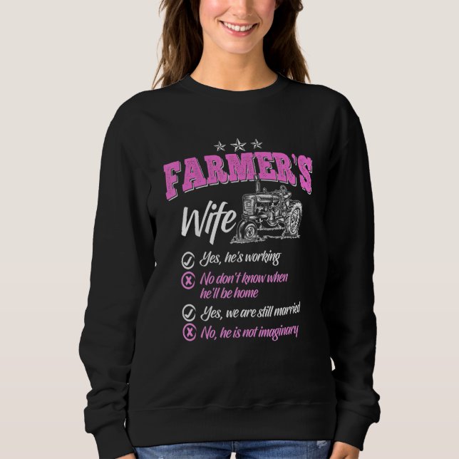 Camiseta Mulher Farmadora Esposa De Arrebatadora De Fazende (Frente)