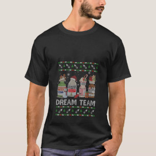 Camiseta Mulher Feia Xmas Engraçada Propofol Enfermeira de 