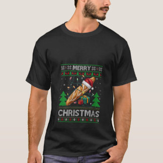 Camiseta Mulher Feia Xmas Papais noeis De Luzes De Suor
