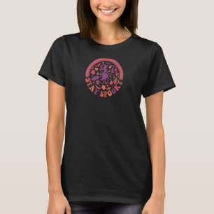 Camiseta Mulher Feiticeira do Halloween Retro Hippie Fique