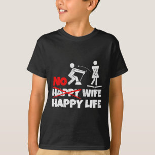 Camiseta Mulher Feliz Esposa Feliz Esposas Noiva Casriag