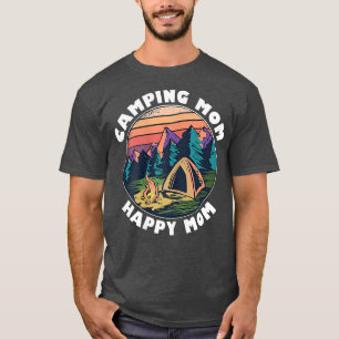 Camiseta Mulher Feliz Mãe Domingo Mensagem de Campanha Humo