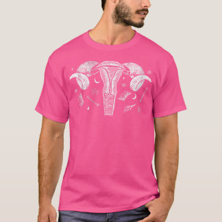 Camiseta Mulher feminista feminista oculta bruxa bruxa Góti