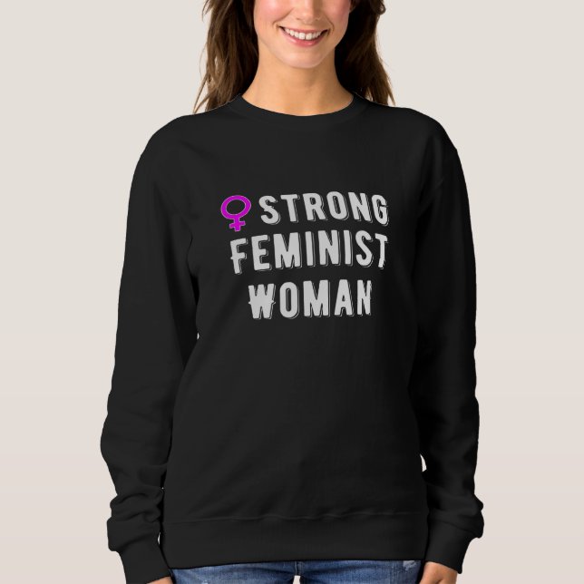 Camiseta Mulher Feminista Forte (Frente)