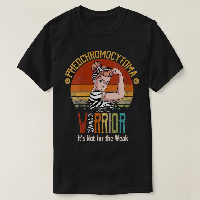 Camiseta Mulher Feocromocitoma Sensibilização, guerreiro Nã (Frente do Design)