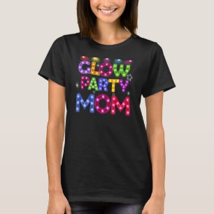Camiseta Mulher Festa Brilhante Mãe Festa de Aniversário Mã