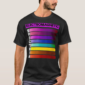 Camiseta Mulher Física do Espectro Eletromagnético VNeck