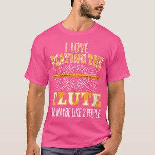Camiseta Mulher Flute Shirt Sarcástico Flute Cote Musico