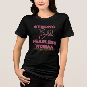Camiseta Mulher Forte e Sem Fécula