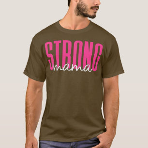 Camiseta Mulher Forte Mamãe Trabalhadora Ginástica Para Mul