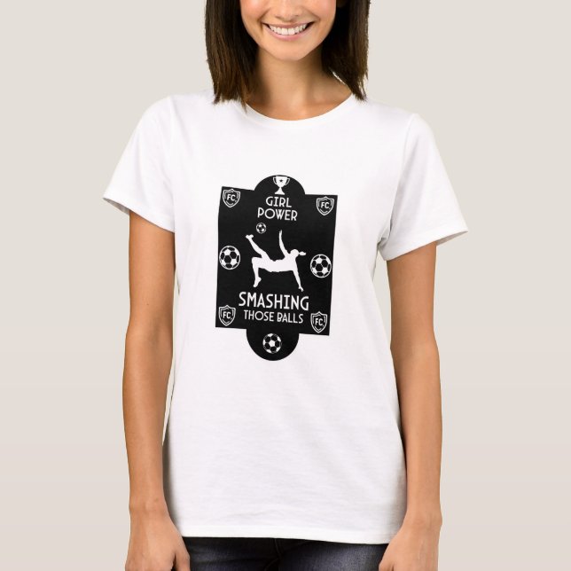 Camiseta Mulher: Futebol Britânico (Frente)