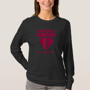Camiseta Mulher Futebol Mãe Para Mulheres Futebol Mãe Vida 