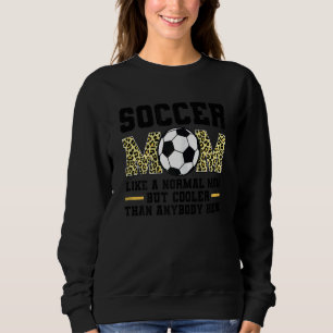 Camiseta Mulher Futebol Mamãe Como Anormal Mamãe Esporte