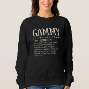 Camiseta Mulher Gammy Definição Fofa Mãe Vovó Motheru2