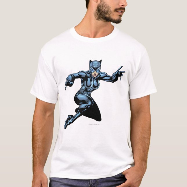 Camiseta Mulher-gato com velas (Frente)