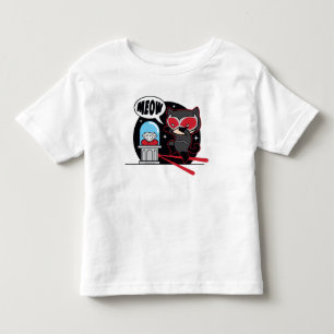 Camiseta Mulher-Gato De Chibi Roubando Um Diamante