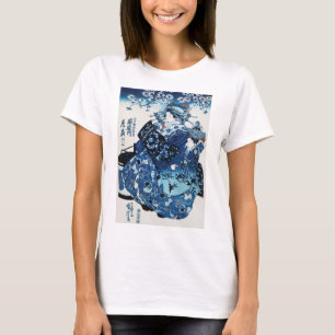 Camiseta Mulher Geisya Japonesa, Kuniyoshi, Ukiyo-e