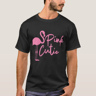 Camiseta Mulher Gelada Rosa Flamingo Fita rosa Flamingo