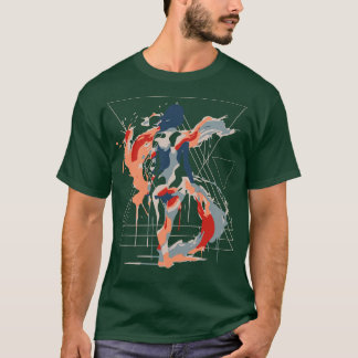 Camiseta mulher geométrica