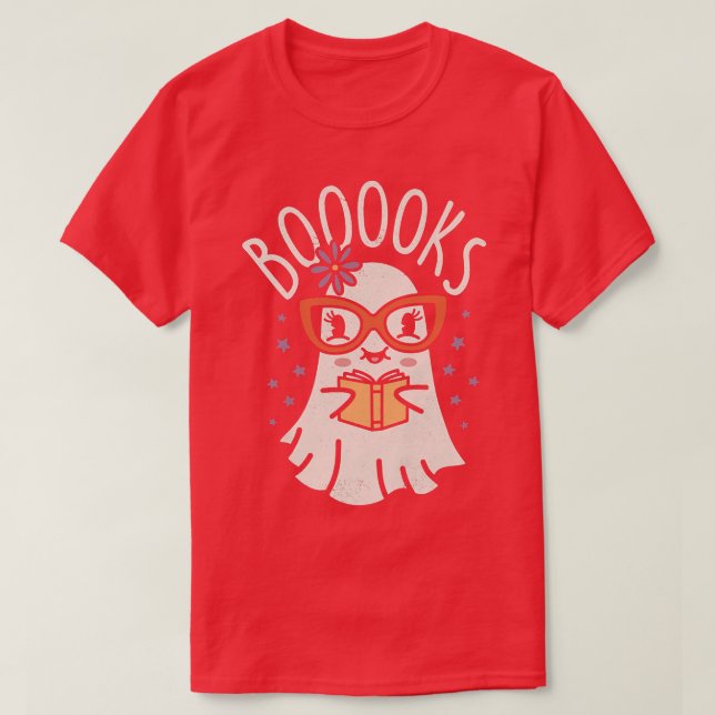 Camiseta Mulher: Ghost Book em forma de lince Lendo Profess (Frente do Design)