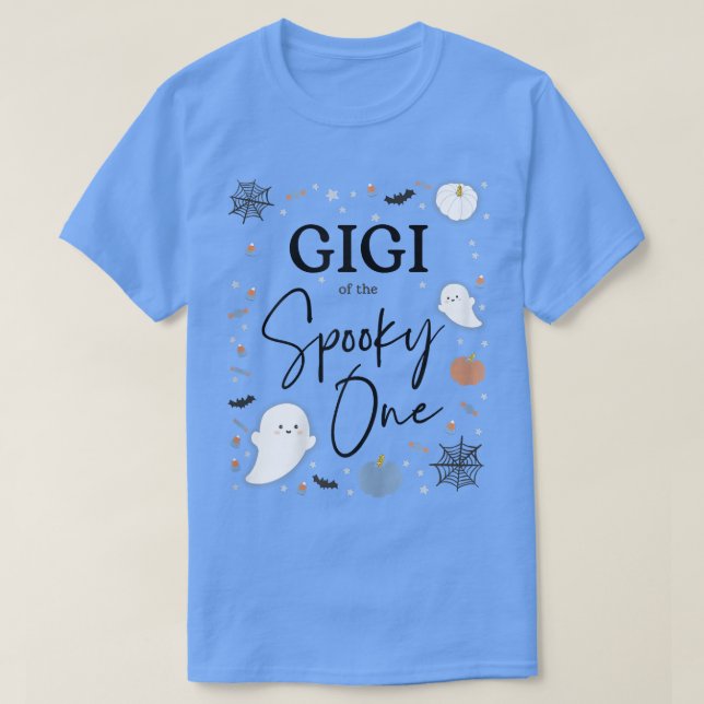 Camiseta Mulher Gigi do Azul Negro Primeiro Aniversário (Frente do Design)