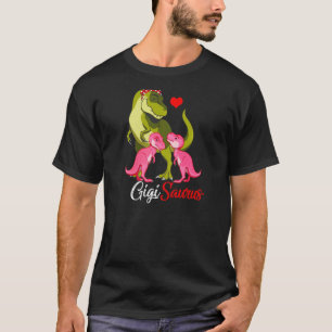 Camiseta Mulher Gigisauro T Rex Gigi Mãe Saurus Dinosaur M