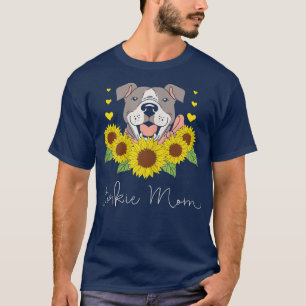 Camiseta Mulher Girassol Mãe Cão Cachorro Pet Pai Gr