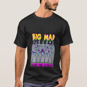 Camiseta Mulher Grande Cinza Npc Memória Pessoas Cara Másca