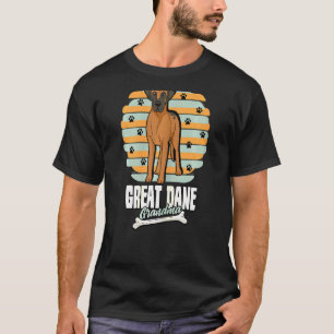 Camiseta Mulher Grande Dane Vovó Cachorros Sussurros