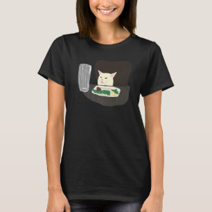 Camiseta Mulher Gritando E Memória De Gato
