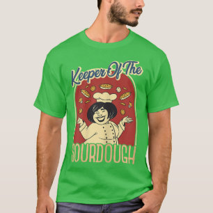 Camiseta Mulher Guardiã da Cozinha Baking de Sourdough Brea