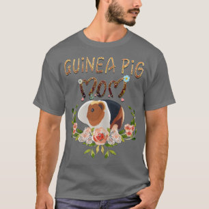 Camiseta Mulher Guiné Porco Mãe Engraçada Pet Owne Guiné Pi