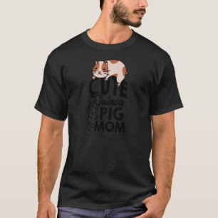 Camiseta Mulher Guiné Porco Mãe Gráfico Guiné Proprietário 