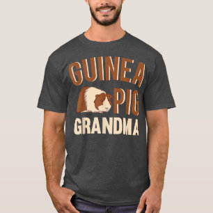 Camiseta Mulher Guiné Suína Vovó Engraçada Mulher Guiné Por