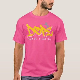 Camiseta Mulher Hip Hop 90'S Music Dope Para Rapper Hipster