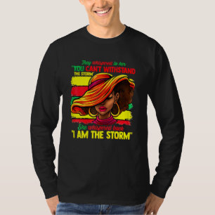 Camiseta Mulher História Negra Mês Mulher Africana Afro I A
