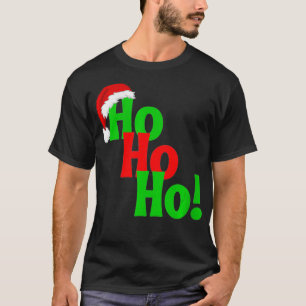 Camiseta Mulher HoHo, Feliz Natal VNeck