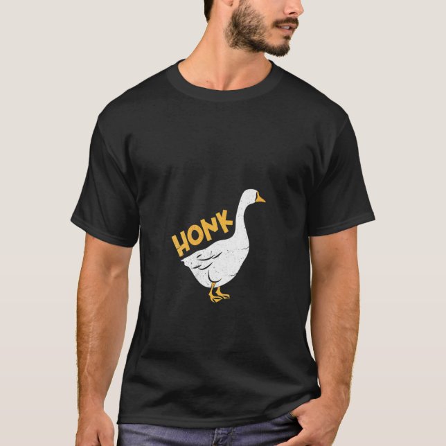 Camiseta Mulher Honk Goose Gamer Meme (Frente)